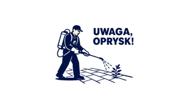 Uwaga opryski!